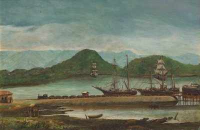 Benedito Calixto - Santos kikötője, SP, 1888 alkotó: Benedito Calixto