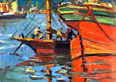 „Egy napsütéses nap Buenos Airesben”, 1930. alkotó: Benito Quinquela Martin