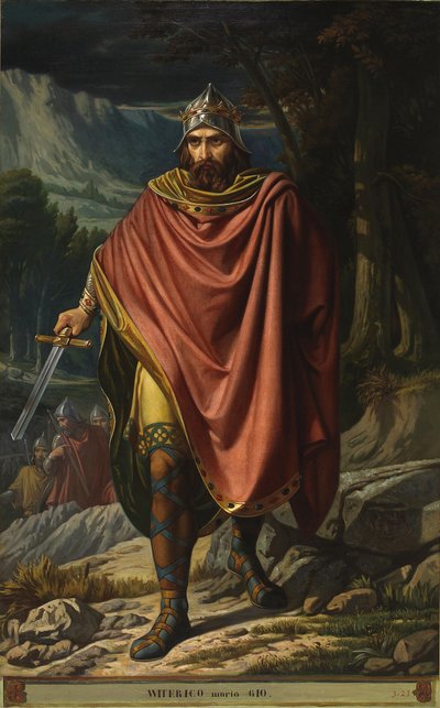 Portré du roi visigoth d