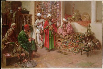Arabok a belső térben alkotó: Benjamin 1845 1902 Constant