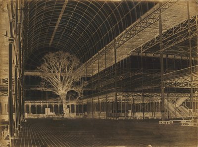 Crystal Palace, Hyde Park, Transept, 1852. alkotó: Benjamin Brecknell Turner