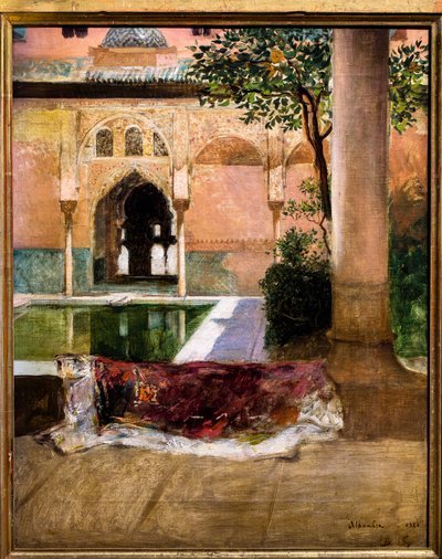 Az Alhambra udvara alkotó: Benjamin Constant