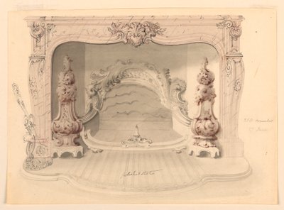 Kéménydarab kivitel öntöttvas ráccsal alkotó: Benjamin Dean Wyatt