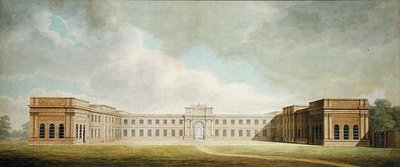 A Konyhaudvar perspektivikus képe alkotó: Benjamin Dean Wyatt