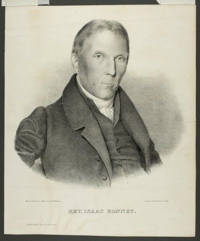 Isaac Bonney tiszteletes alkotó: Benjamin F. Nutting