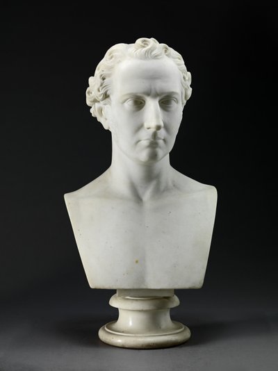 A művész testvérének, a szobrásznak, John Gibsonnak (1790-1866) 1837-38 (carrarai márvány) arcképe mellszobra alkotó: Benjamin Gibson