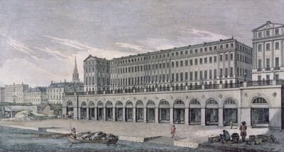 Az Adelphi nevű épületek, London, 1771 alkotó: Benjamin Green