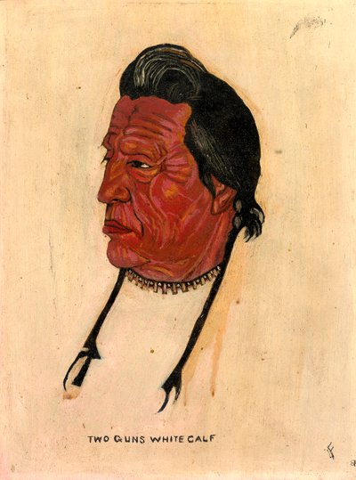 Two Guns White Calf, n.d. alkotó: Benjamin H. Frayser