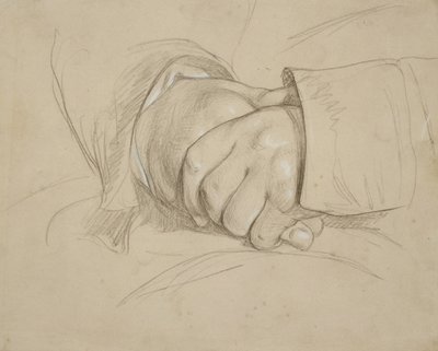 Összekulcsolt kezek, állítólag William Wordsworth költőéi alkotó: Benjamin Haydon