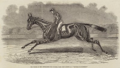 A Newmarket júliusi tét győztese, Lord John Scott BC testvére Elthironnak alkotó: Benjamin Herring