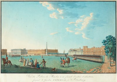 A márványpalota Szentpéterváron, kb. 1800 alkotó: Benjamin Paterssen
