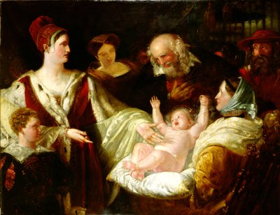Mária skót királynő csecsemőként alkotó: Benjamin Robert Haydon