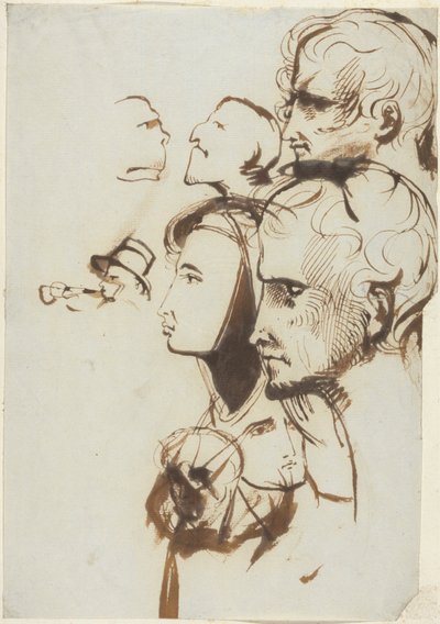 Arcok tanulmányozása alkotó: Benjamin Robert Haydon