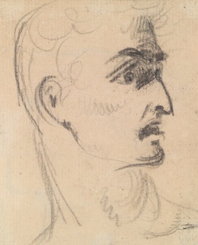 Egy férfi arckifejezésének tanulmányozása alkotó: Benjamin Robert Haydon