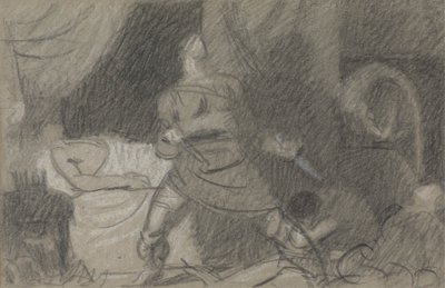 Duncan meggyilkolása – Macbeth a tőrökkel alkotó: Benjamin Robert Haydon