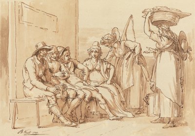 Karakterek London utcáin alkotó: Benjamin West