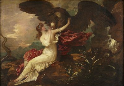 Sas hozza a csészét a Psyche-nak alkotó: Benjamin West