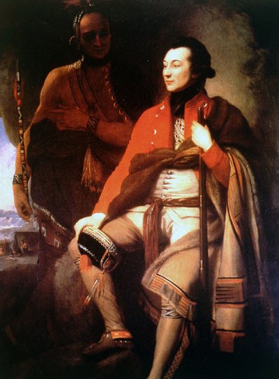 Guy Johnson (olaj, vászon) alkotó: Benjamin West