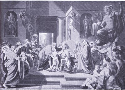 Hannibál örök hűséget esküdött Rómának. alkotó: Benjamin West