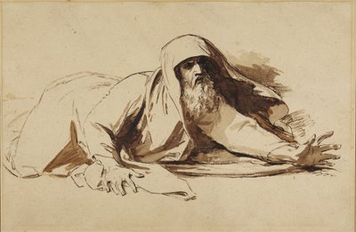Dávid király felkel gyermeke halála után alkotó: Benjamin West