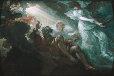Mózes megmutatta az Ígéret Földjét alkotó: Benjamin West