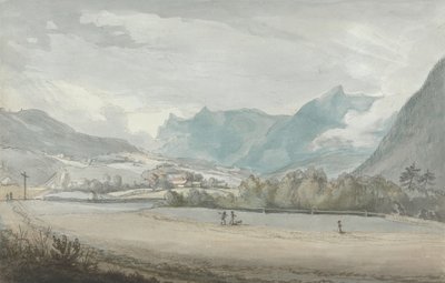 Hegyi táj alakokkal alkotó: Benjamin West