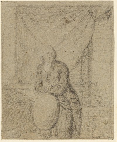 Portré egy férfi előtt álló ablak előtt álló férfi alkotó: Benjamin West