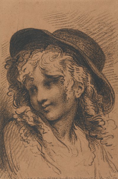 A művész fiának, Raphaelnek portréja alkotó: Benjamin West