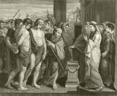 Pylades és Oresztész alkotó: Benjamin West