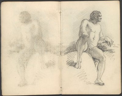 Alak- és kompozíciótanulmányok vázlatfüzete alkotó: Benjamin West