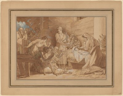 A Pásztorok imádata alkotó: Benjamin West