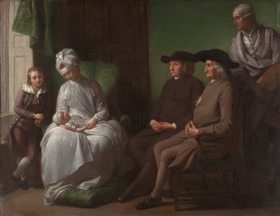 A művész és családja alkotó: Benjamin West