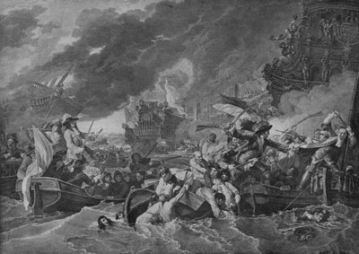 A La Hogue-i csata, 1781 alkotó: Benjamin West