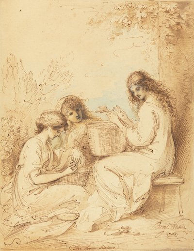 A három nővér alkotó: Benjamin West