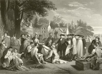 William Penn szerződése az indiánokkal alkotó: Benjamin West