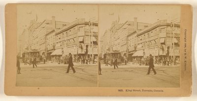 King Street, Toronto, Kanada. alkotó: Benjamin West Kilburn