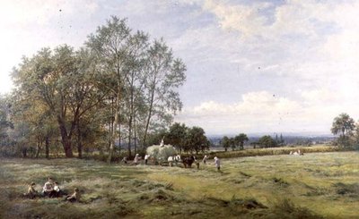 Egy angol Hayfield alkotó: Benjamin Williams Leader
