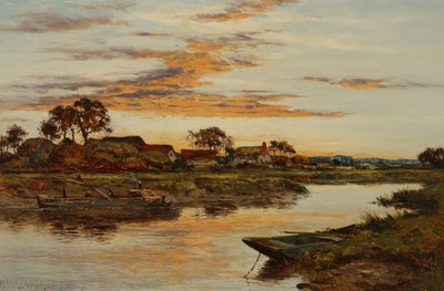 Este a Severnben, 1897 alkotó: Benjamin Williams Leader