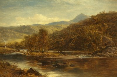 A Lledr folyón alkotó: Benjamin Williams Leader