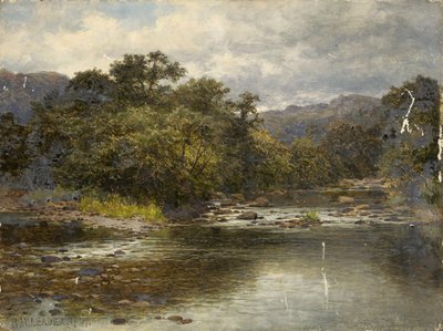 A Llugwy folyótól alkotó: Benjamin Williams Leader