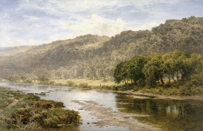 A Capel Curig alatti Llugwy folyón (olaj, vászon) alkotó: Benjamin Williams Leader