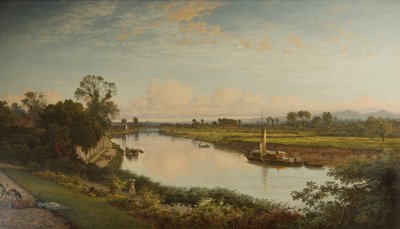 Smooth Severn Stream, 1886 alkotó: Benjamin Williams Leader