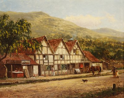 The Old Blacksmiths Shop, Great Malvern, 1871 alkotó: Benjamin Williams Leader