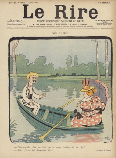 Illusztráció Le Rire alkotó: Benjamin Rabier