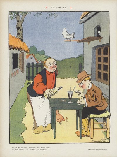 Illusztráció Le Rire alkotó: Benjamin Rabier