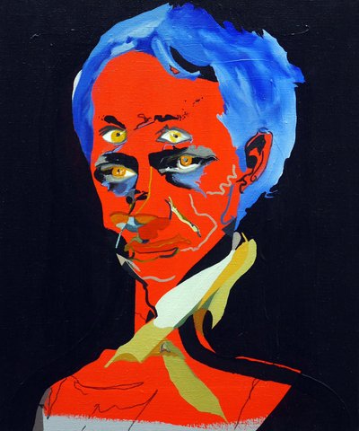 50 jelentős író a történelemben : Charles Baudelaire, 2015 (olaj és akril, vászon) alkotó: Benoit Erwann Boucherot