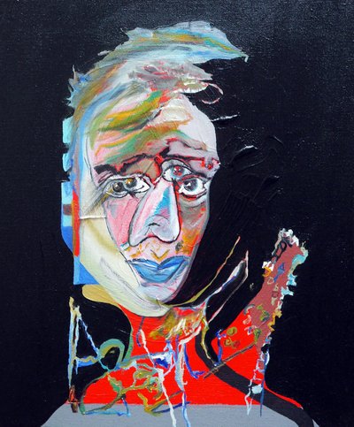 50 jelentős író a történelemben : Virgina Woolf, 2015 (olaj és akril, vászon) alkotó: Benoit Erwann Boucherot