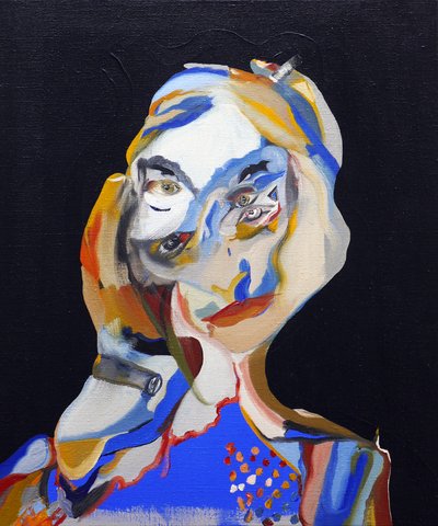 50 jelentős író a történelemben : truman Capote, 2015 (olaj és akril vászon) alkotó: Benoit Erwann Boucherot