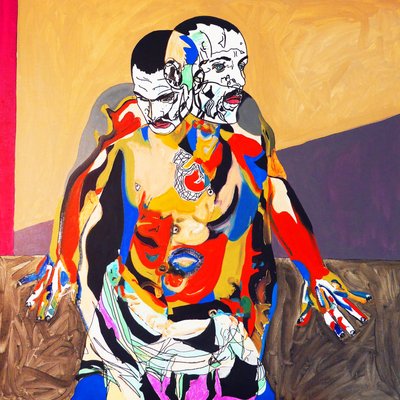 Álló ember, 2016 (olaj, vászon) alkotó: Benoit Erwann Boucherot