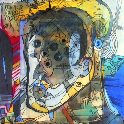 Pourrir, 2007 (olaj, vászon) alkotó: Benoit Erwann Boucherot